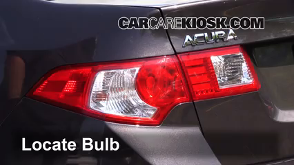 2009 Acura TSX 2.4L 4 Cyl. Lights Turn Signal - Rear (replace bulb)